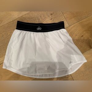 Alo White Tennis Skirt
